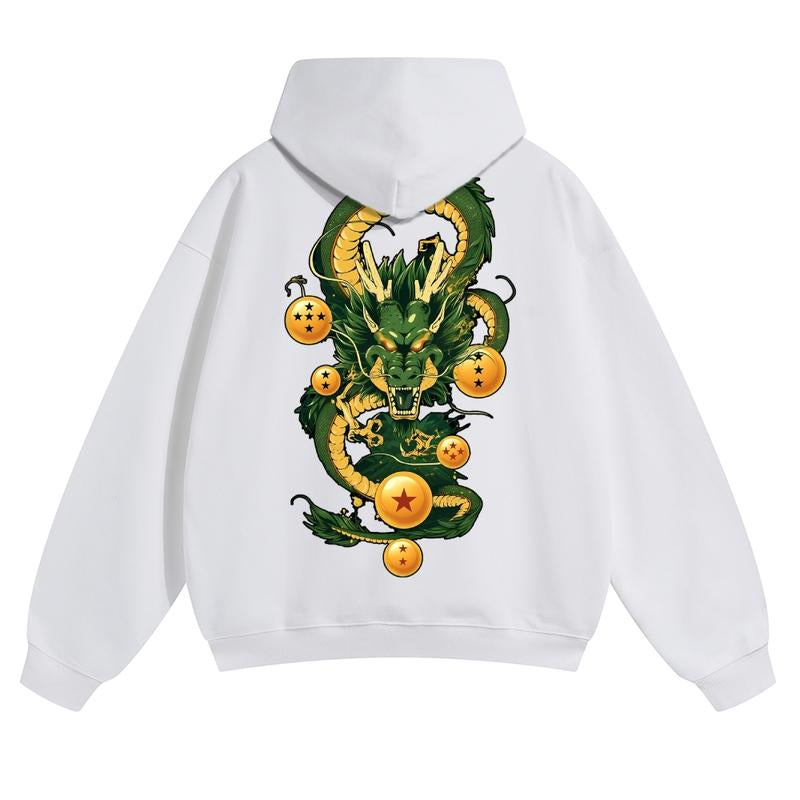 Dragon Ball DBZ Unisex Fallfreshness Outfits Men Streetwear 80S 90S Graphic Tees Cotton Anime Funny Hoodies Men Gifts