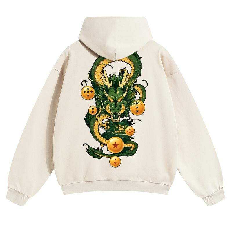 Dragon Ball DBZ Unisex Fallfreshness Outfits Men Streetwear 80S 90S Graphic Tees Cotton Anime Funny Hoodies Men Gifts